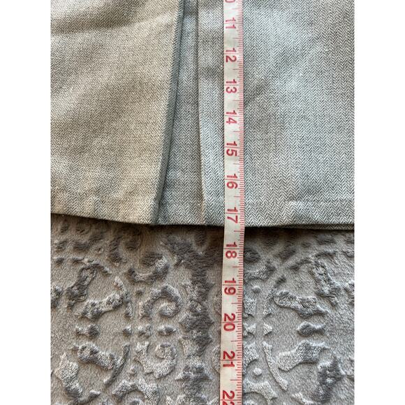 Julie Brown Gray Silver Holiday Pleated Wool Blend Skirt 4 - Picture 10 of 10